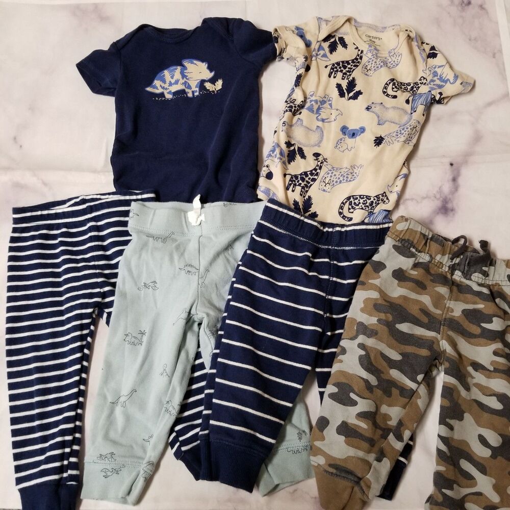 Carter's Bundle of 6 Baby Clothes 9M